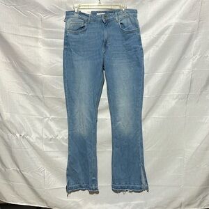 Forever 21 High Rise Bootcut Frayed Jeans NWT